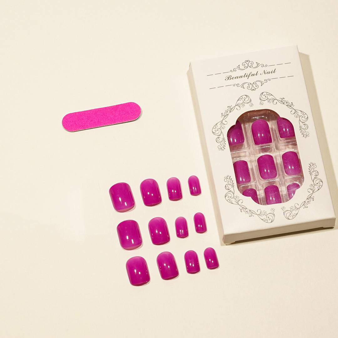 Glossy Press-On Nail Tips Collection Bowlift