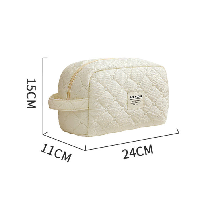 Quilted Travel Toiletry Organizer Bowlift