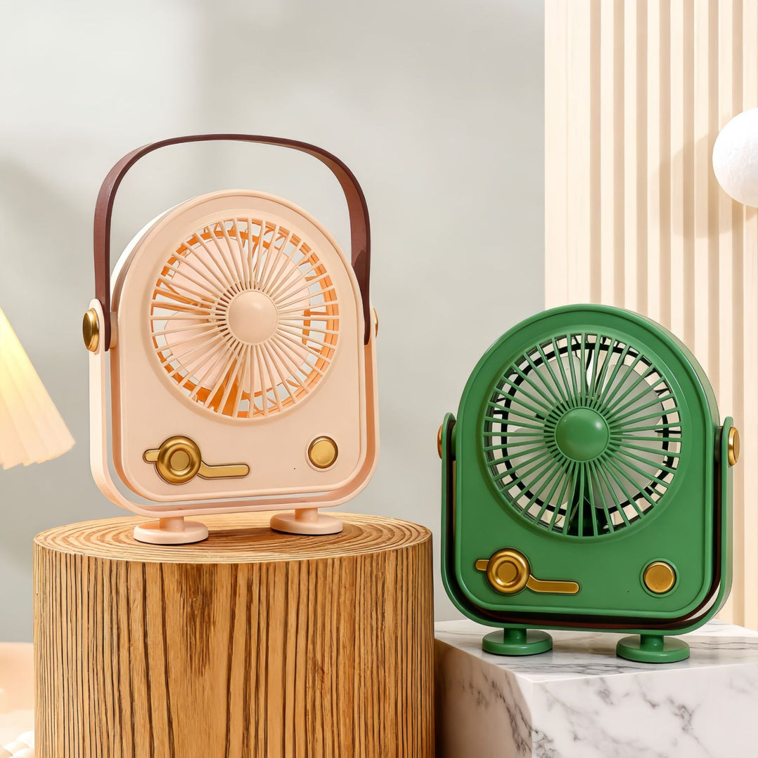 Portable USB Table Fan in Retro Design Bowlift