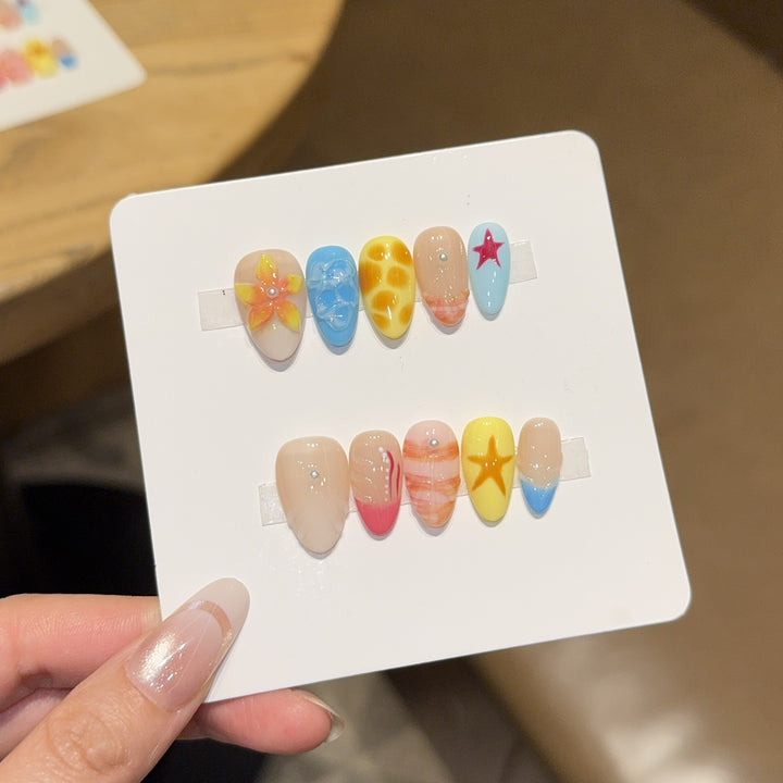 Creative Art Nails with Colorful Designs Bowlift
