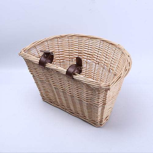 Woven Bicycle Carrier Basket Bowlift