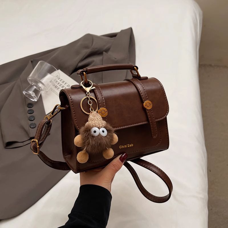 Structured Faux Leather Handbag Bowlift
