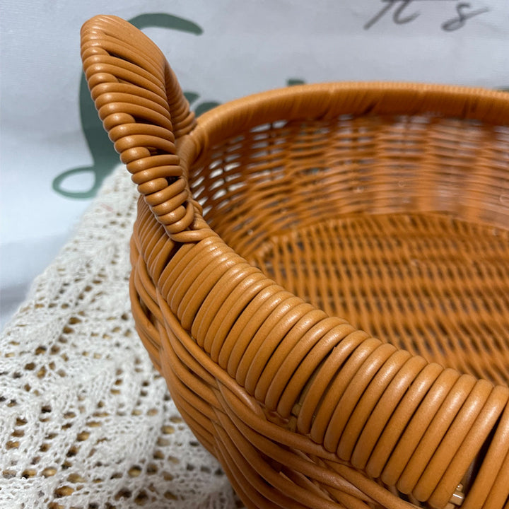 Handmade Natural Woven Serving Tray Bowlift