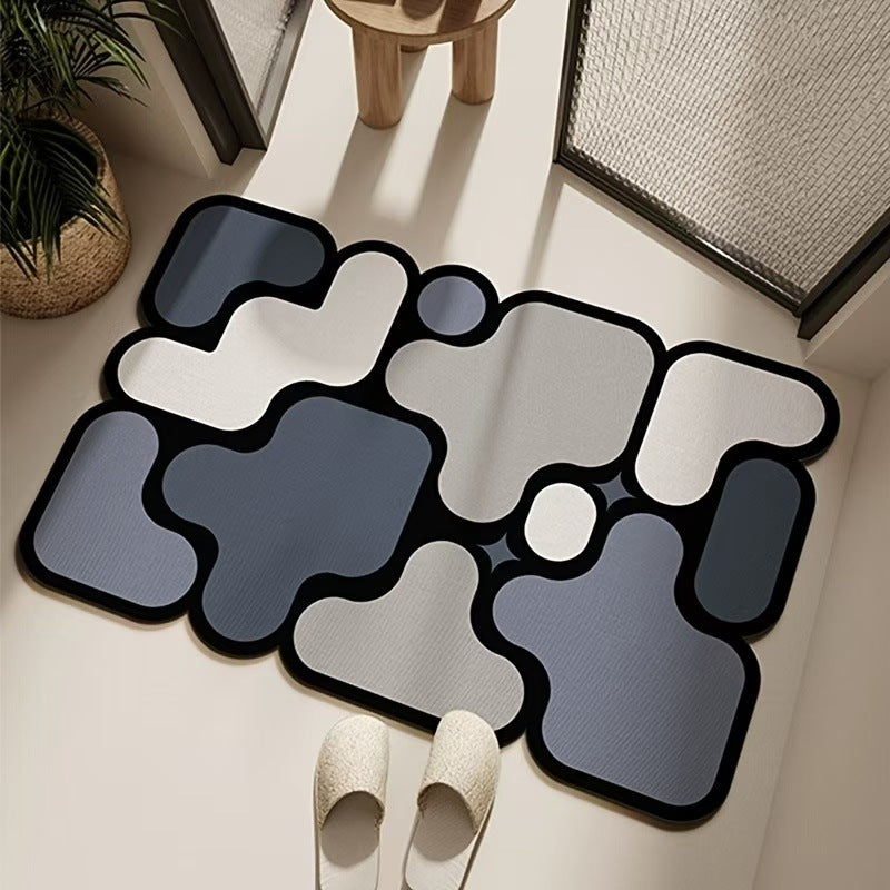 Modern Abstract Floor Mat Bowlift