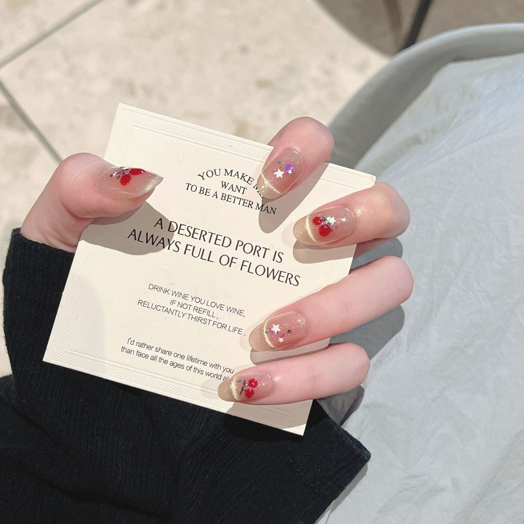 Artistic Press-On Nail Design Bowlift 1787316083