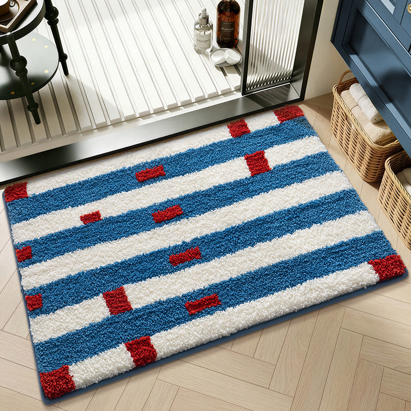 Artistic Abstract Bath Mat Bowlift