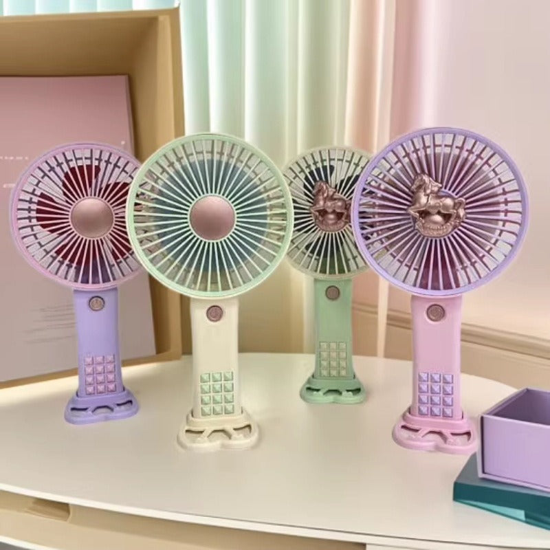 Unisex Portable USB Hand Fan with Ergonomic Design and Rechargeable Battery Bowlift