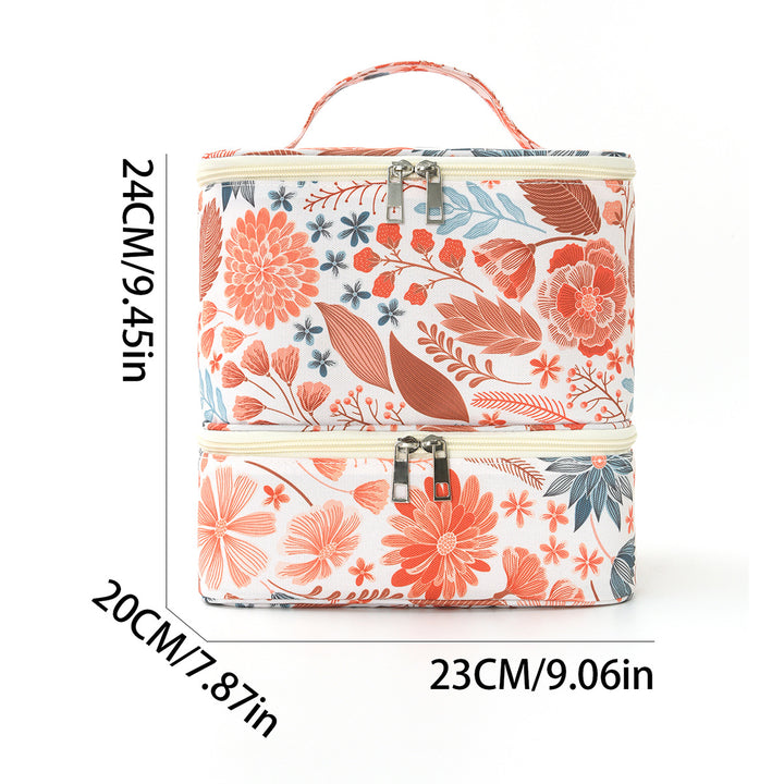 Cosmetic Organizer Bag with Sealed Compartments Bowlift