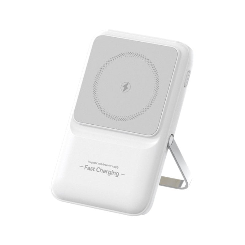 Portable power bank with magnetic charging technology and integrated cable management Bowlift