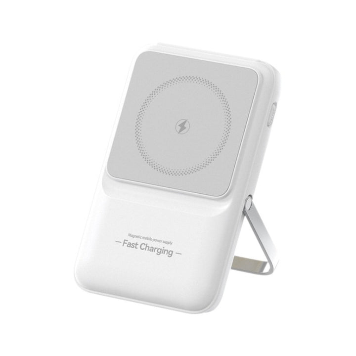 Portable power bank with magnetic charging technology and integrated cable management Bowlift