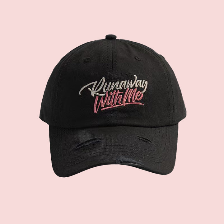 Women's Graphic Embroidered Adjustable Baseball Cap Bowlift