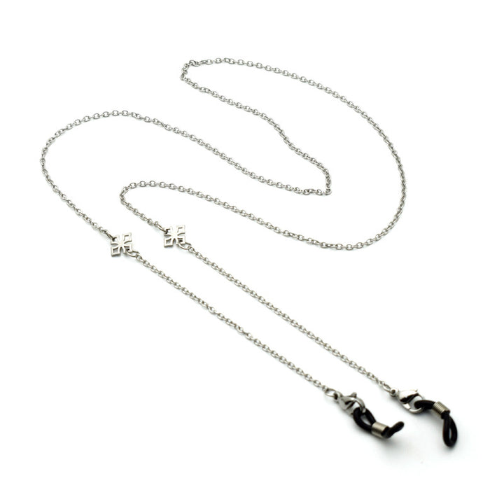 Stylish Geometric Chain Eyewear Holder Bowlift