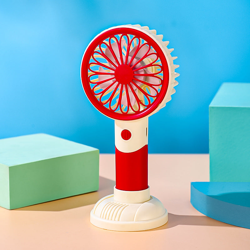 Women's Portable Battery Fan with USB Connection Bowlift