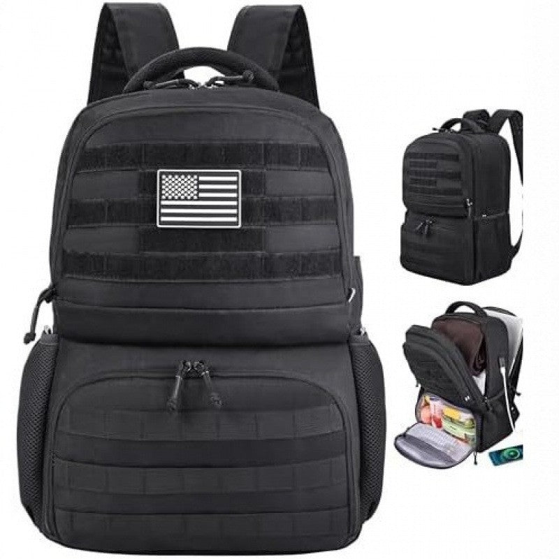 Multifunctional Backpack with Multiple Compartments and Attachment Options Bowlift