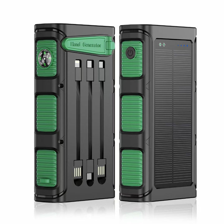 Multifunctional solar power bank with integrated compass and fast charging function Bowlift