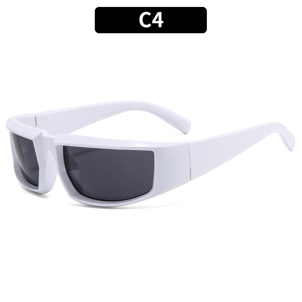 Sleek Oversized Sport Sunglasses