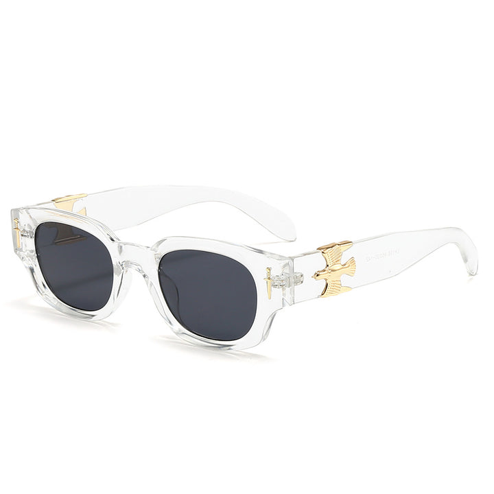 Women's fashionable sunglasses in exclusive tortoiseshell design with elegant metallic accents Bowlift