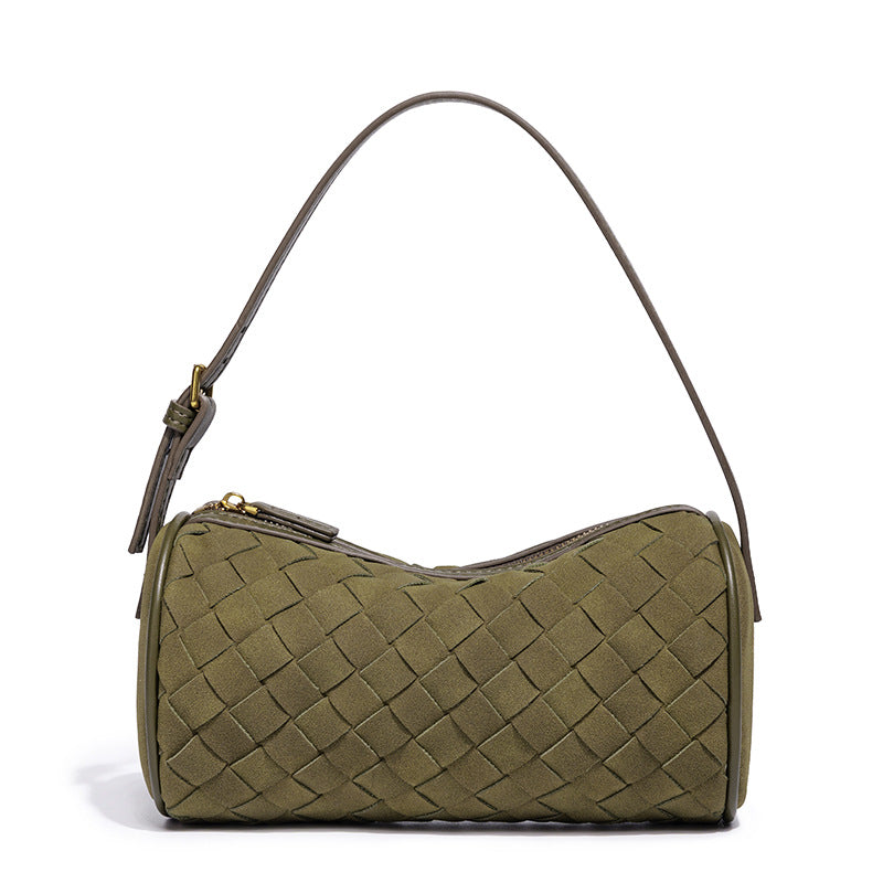 Braided Suede Handbag Bowlift