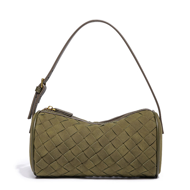 Braided Suede Handbag Bowlift