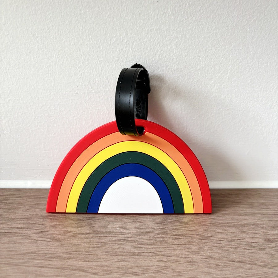 Silicone Rainbow Luggage Tag Bowlift