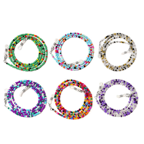 Colorful Artisan Beaded Eyewear Chain Bowlift