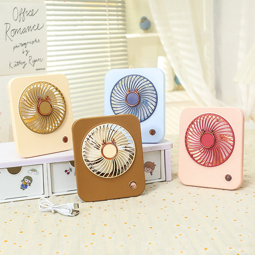 Women portable mini fan in cute monkey design Bowlift