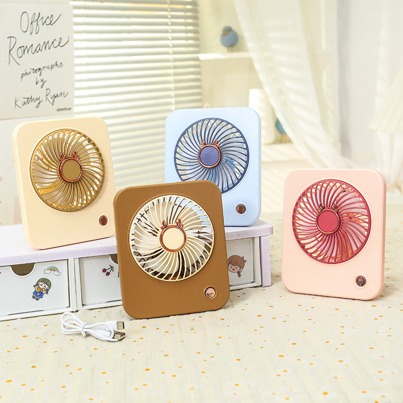 Ladies portable hand fan in original monkey design Bowlift