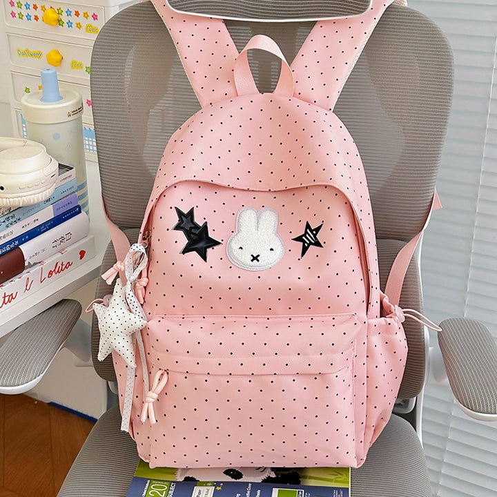 Cute Plush Illustrated Rabbit Backpack