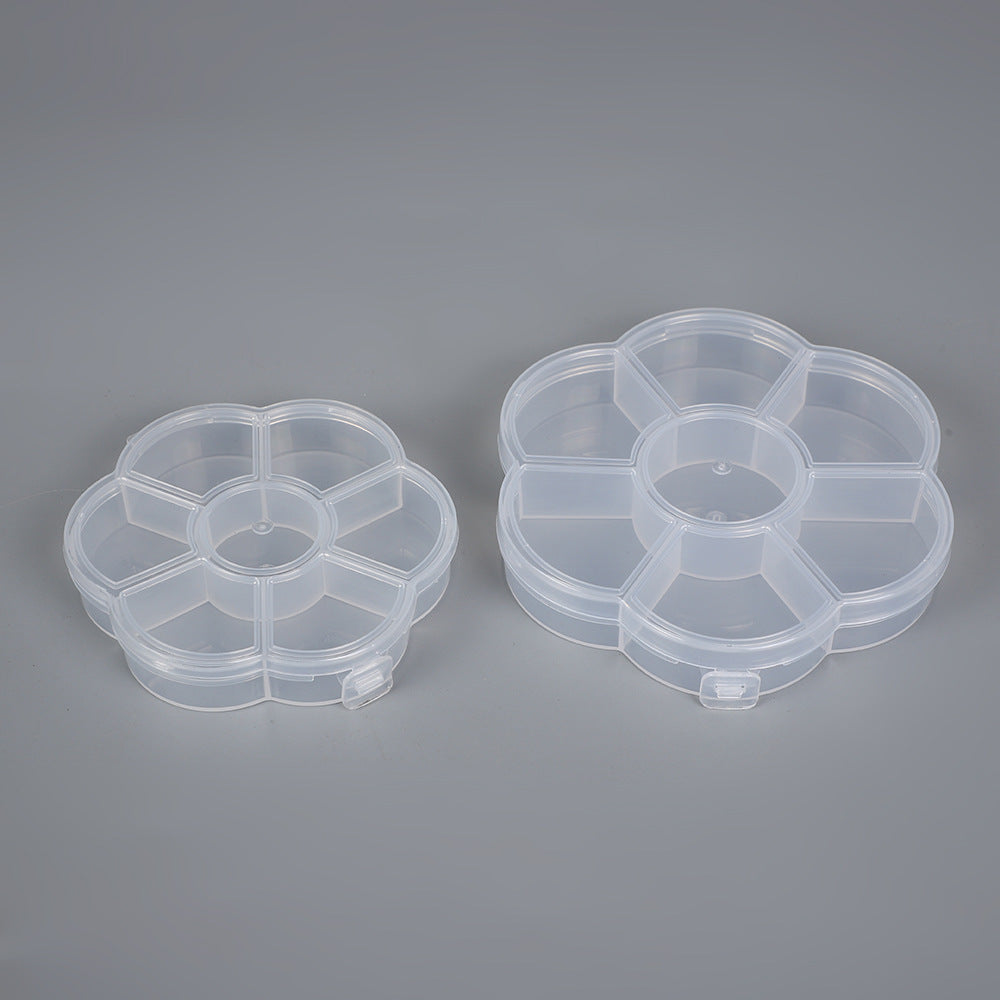Flower-Shaped Multi-Section Storage Organizer Bowlift
