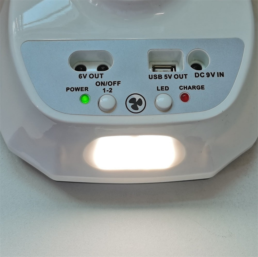 Unisex nan leiser USB table fan with multi-blade design, oscillating tilt function and timer Bowlift
