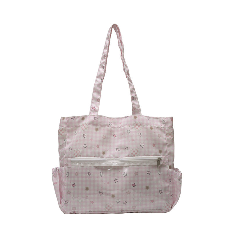Illustrated Canvas Tote Bag Bowlift