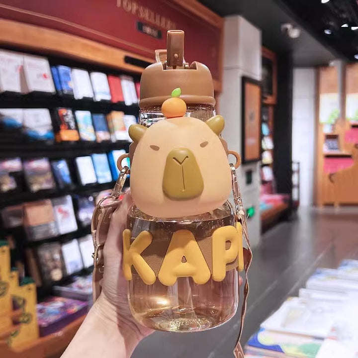 Women’s water bottle with interactive design and stylish character element Bowlift