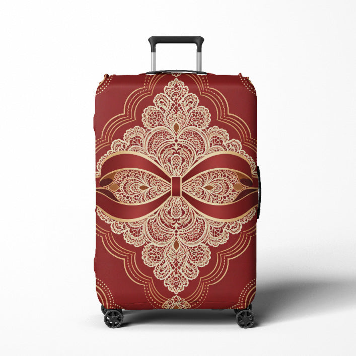 Women's suitcase cover in elegant vintage design Bowlift