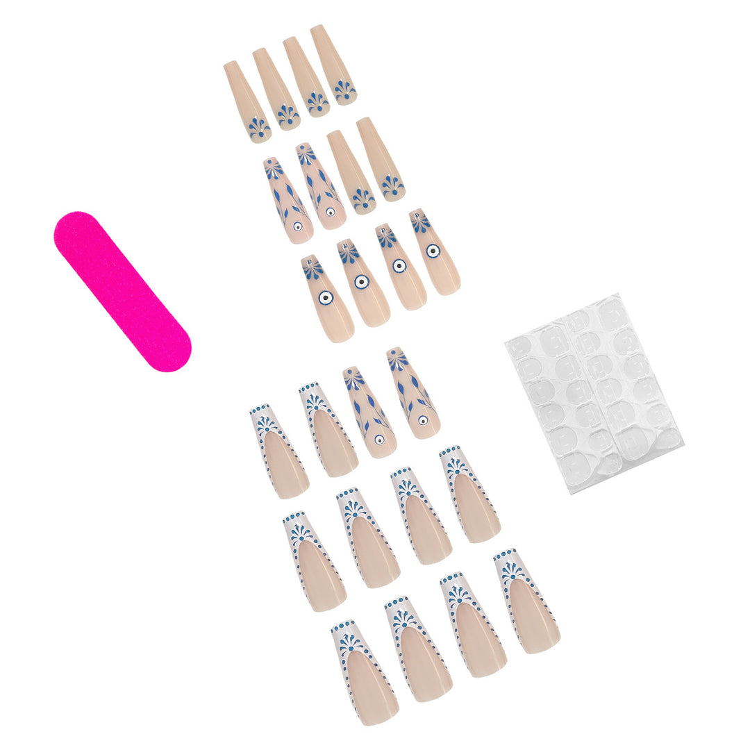 Elegant and artistic stiletto artificial nails Bowlift