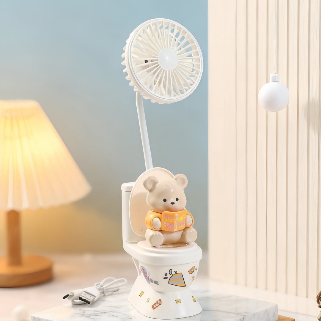 Unisex Creative Table Fan with Processed Design Bowlift