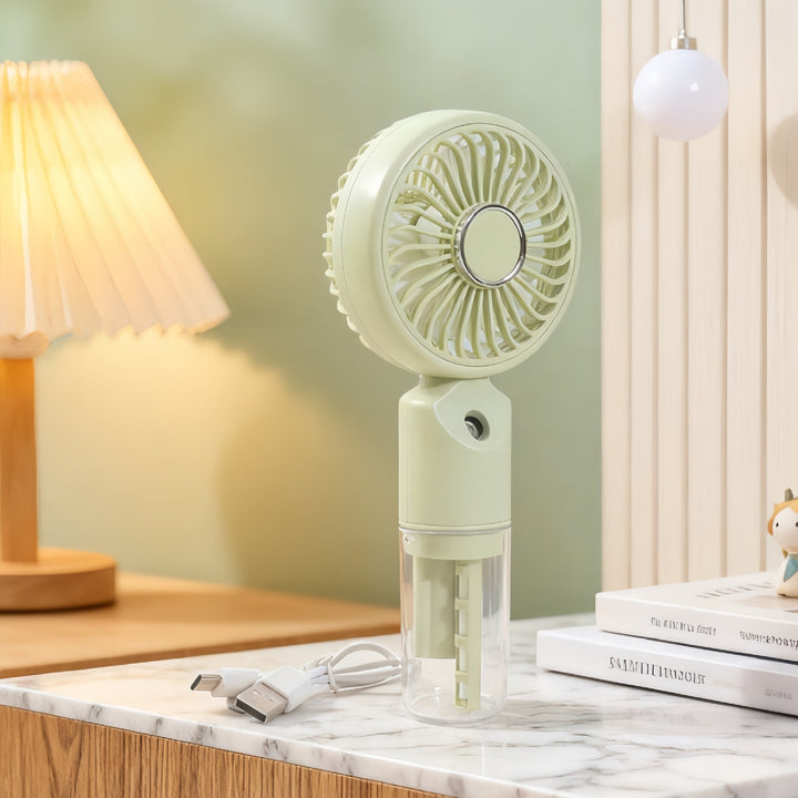 Women's Portable Mist Fan with USB Connection Bowlift
