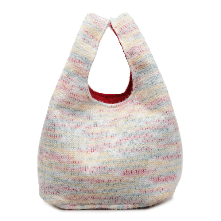 WoPlush Faux Fur Hobo Bag Bowlift