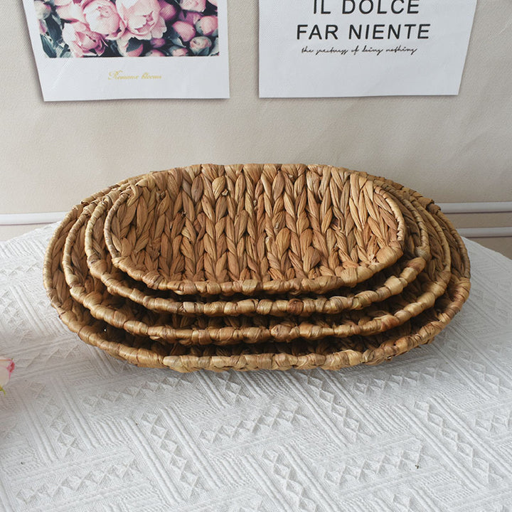 Natural Woven Serving Tray Bowlift