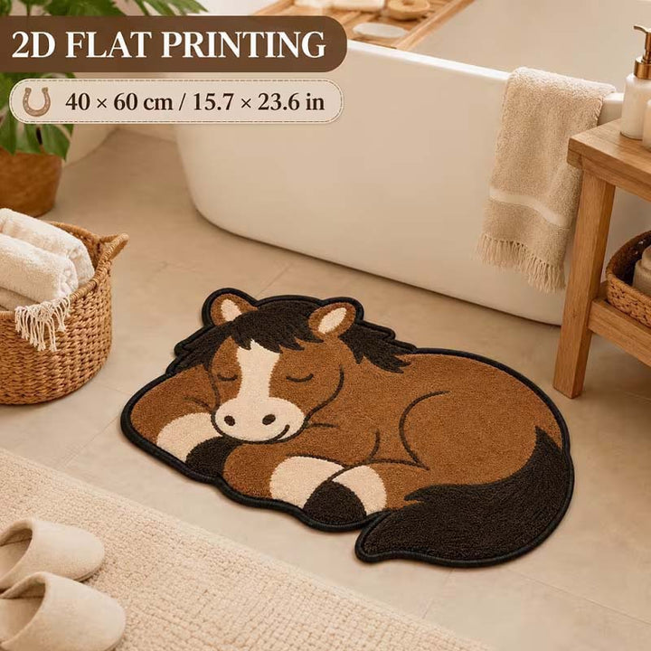 Playful Red Panda Bath Mat