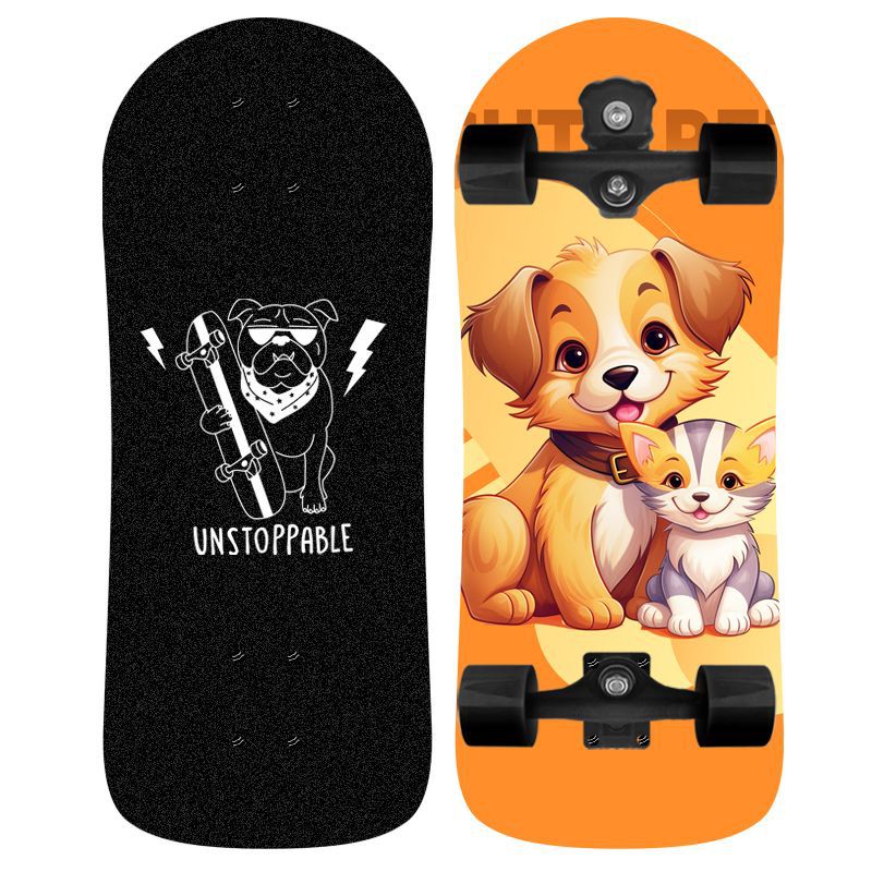 Unicorn-Themed Graphic Skateboard Bowlift
