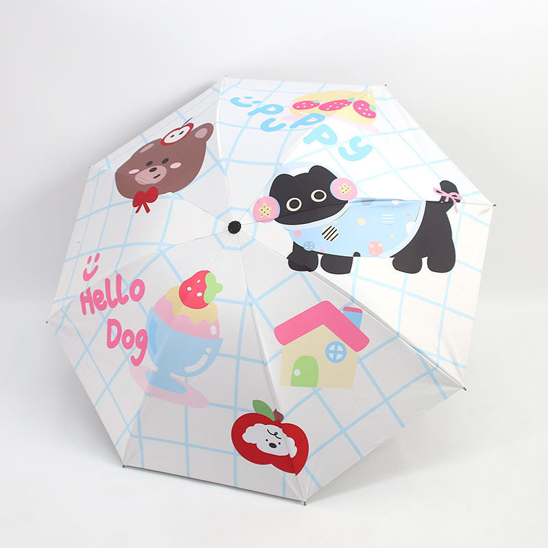 Women's colorful design umbrella Bowlift