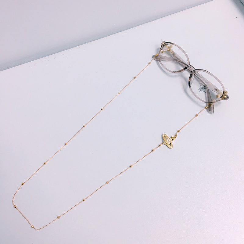 Fashionable glasses holder chain with decorative beads Bowlift
