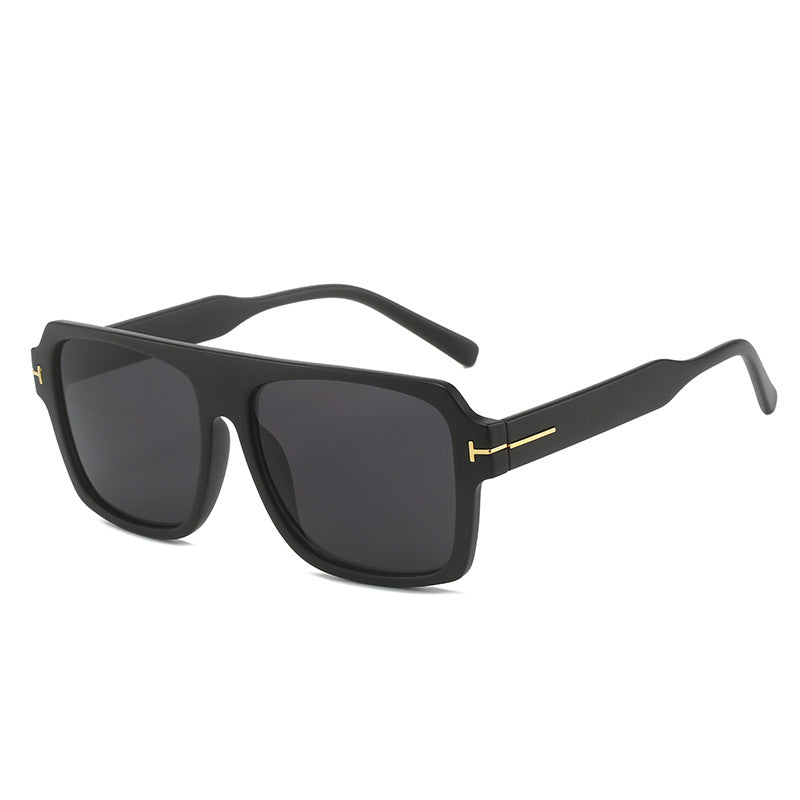 Women's square sunglasses with stylish, transparent frame Bowlift