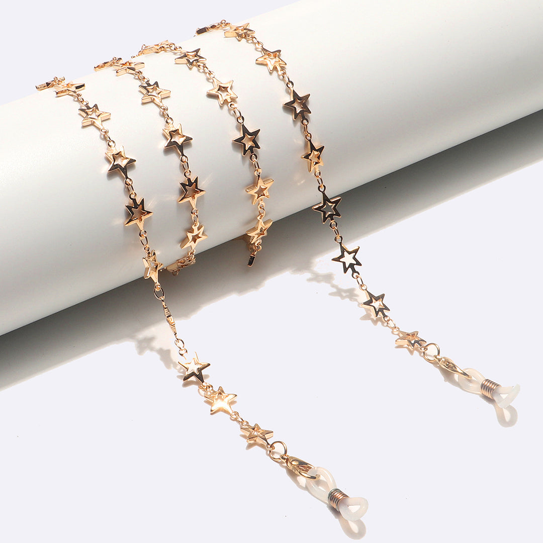 Star-Decorated Eyewear Chain Bowlift