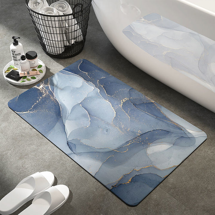Artistic Abstract Bath Mat