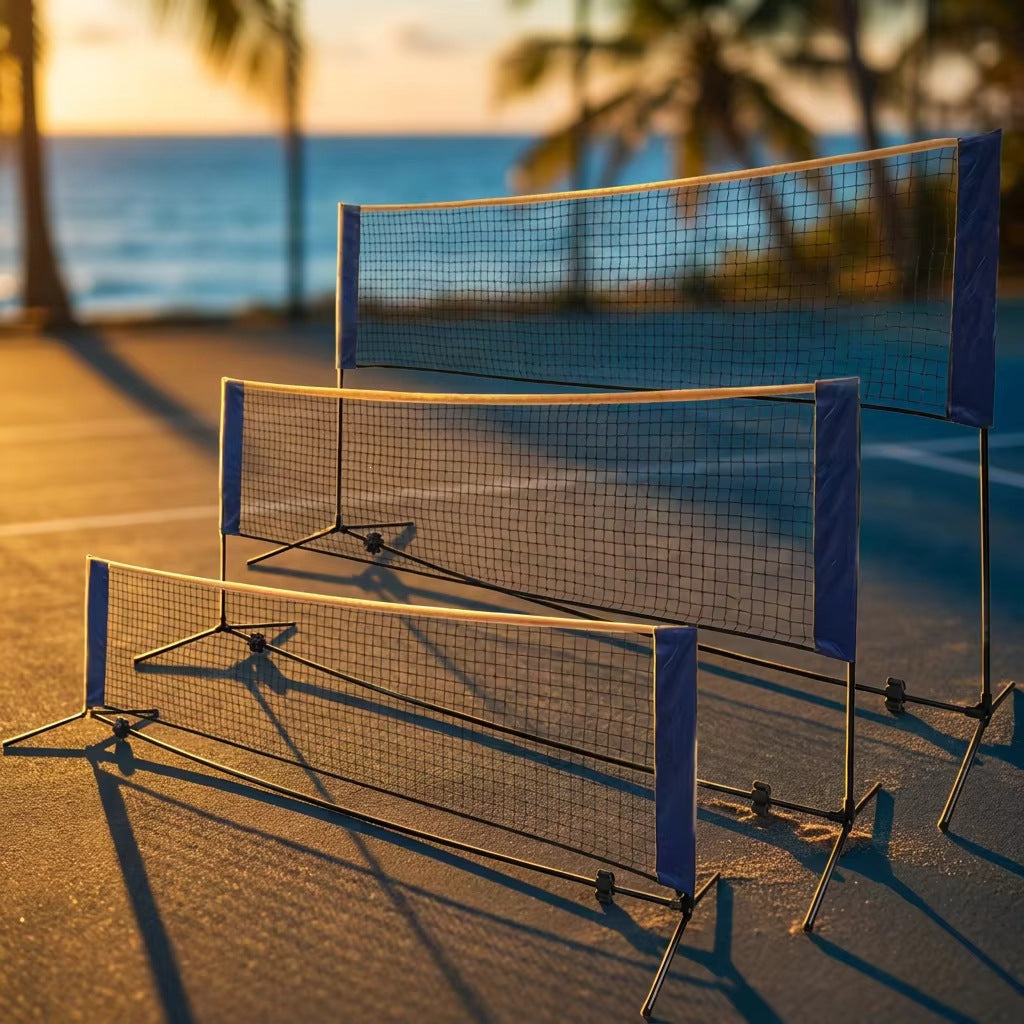 Adjustable Height Volleyball Net System Bowlift