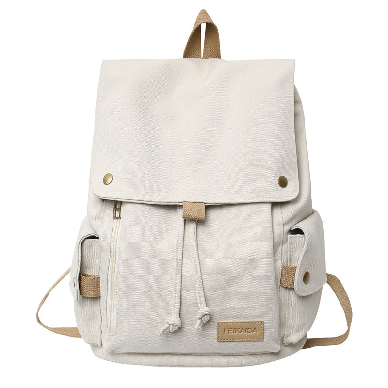 Rugged Canvas Hiking School Backpack Bowlift