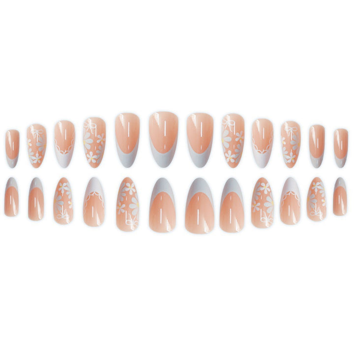 Elegant Floral Nail Art Enhancements Bowlift