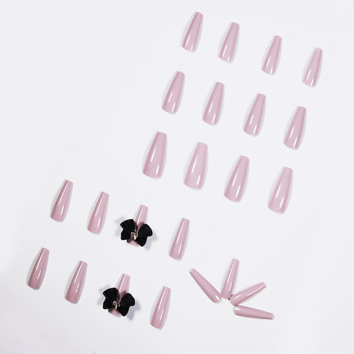 Artful Stiletto Nails with Elegant Decoration Bowlift