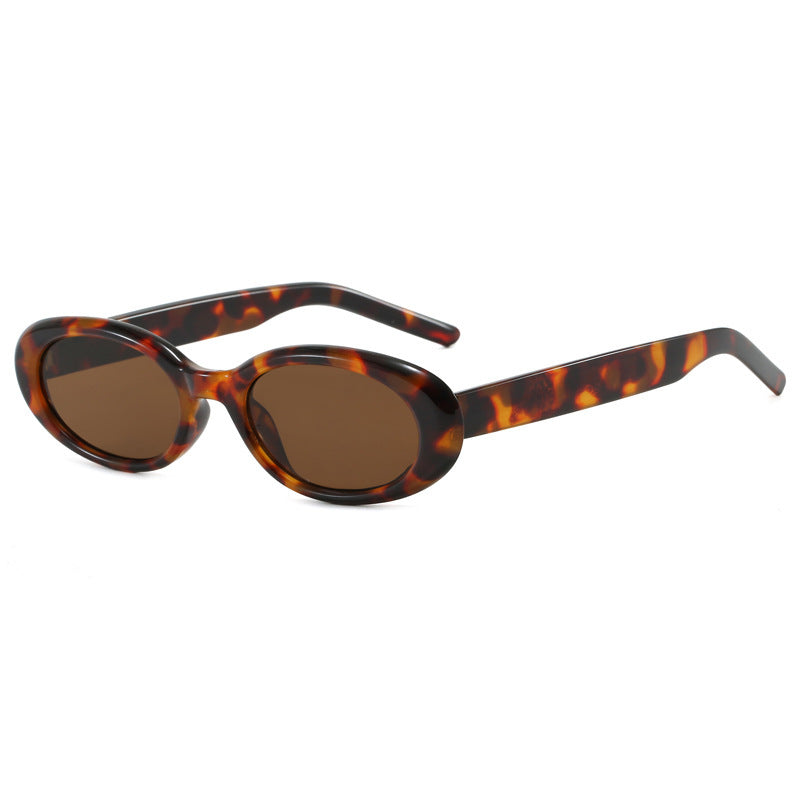 Women's oval sunglasses with transparent effect and UV protection Bowlift